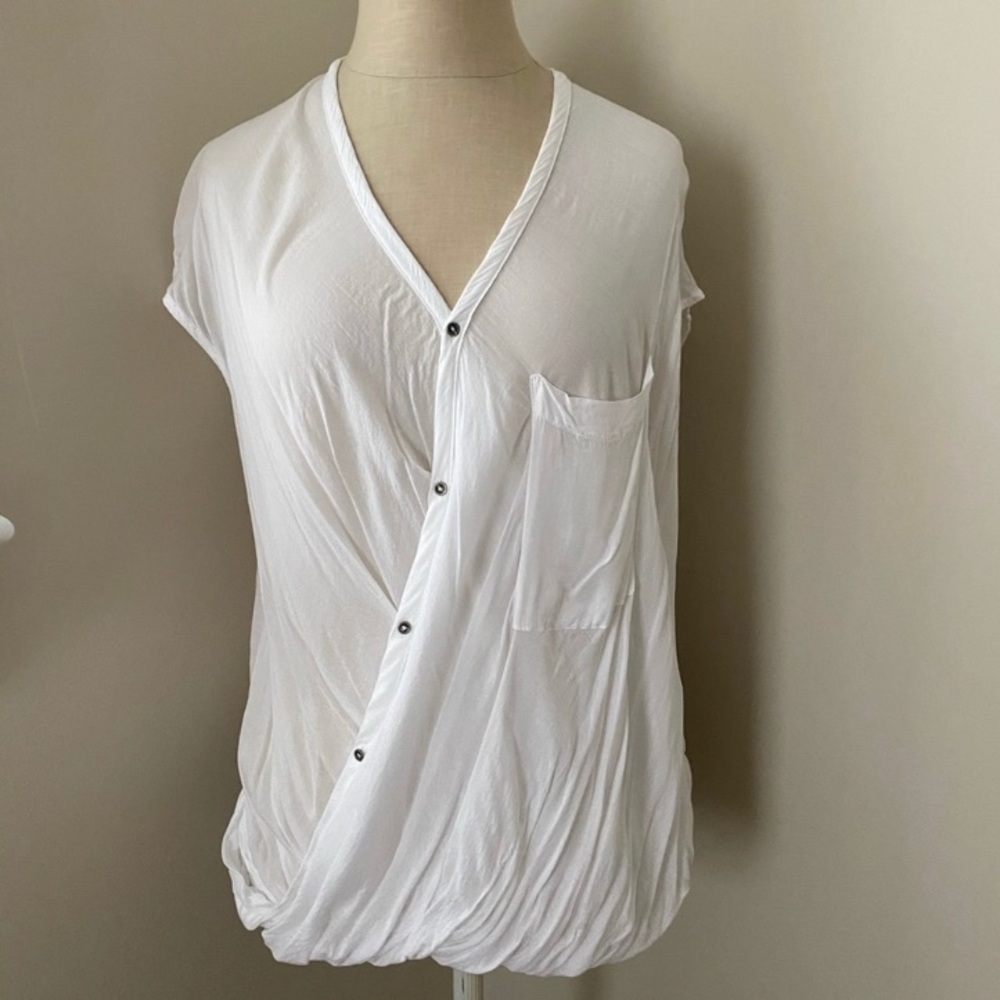 Helmut Lang Cap sleeve top